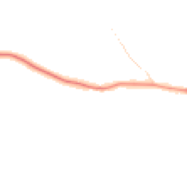 Night-time road noise heatmap for CO6 2NU