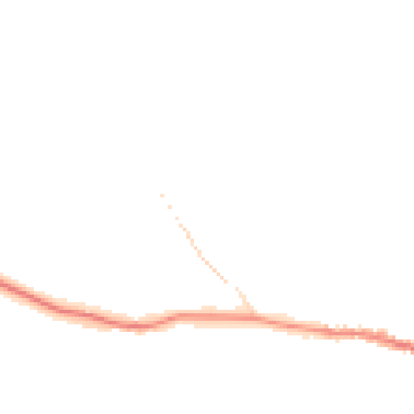 Night-time road noise heatmap for CO6 2NZ