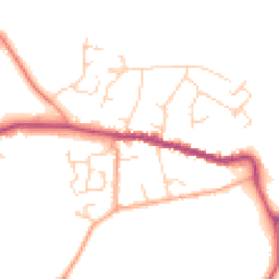 Daytime road noise heatmap for CO6 2PA