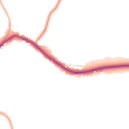 Daytime road noise heatmap for CO6 2PP
