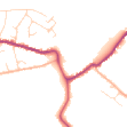 Daytime road noise heatmap for CO6 2RG