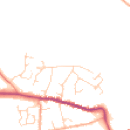 Daytime road noise heatmap for CO6 2RU