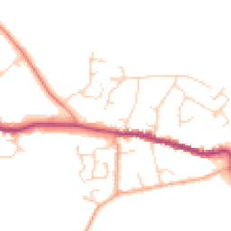Daytime road noise heatmap for CO6 2SG