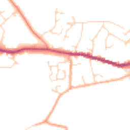 Daytime road noise heatmap for CO6 2TD