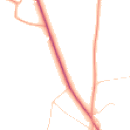 Daytime road noise heatmap for CO6 3DW