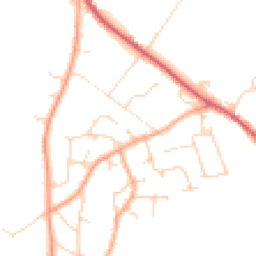 Daytime road noise heatmap for CO6 3FE