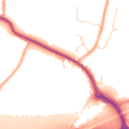 Daytime road noise heatmap for CO6 3HQ