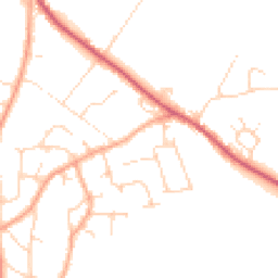 Daytime road noise heatmap for CO6 3JB