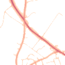 Daytime road noise heatmap for CO6 3JG