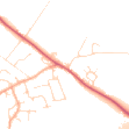 Daytime road noise heatmap for CO6 3JL