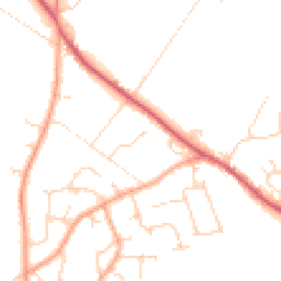 Daytime road noise heatmap for CO6 3JZ