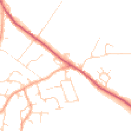 Daytime road noise heatmap for CO6 3LA