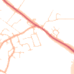 Daytime road noise heatmap for CO6 3LB