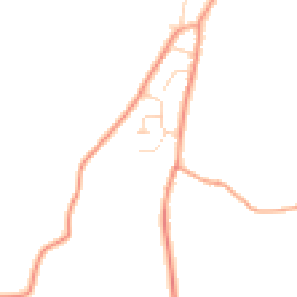 Daytime road noise heatmap for CO6 3NQ