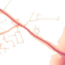 Daytime road noise heatmap for CO6 3NW