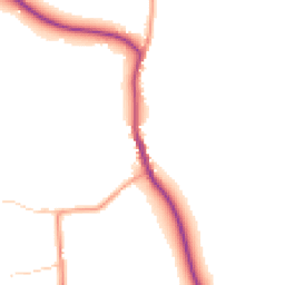 Daytime road noise heatmap for CO6 3PH