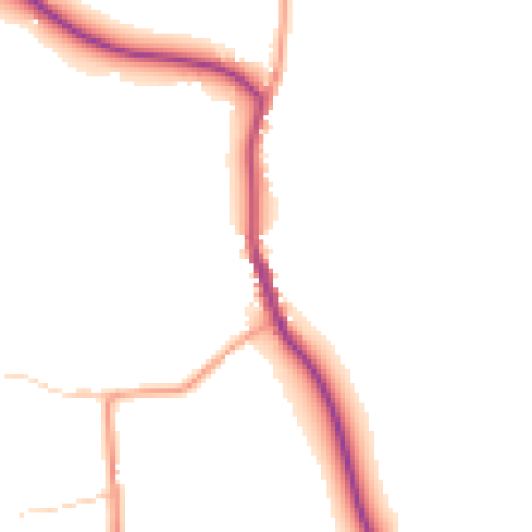 Daytime road noise heatmap for CO6 3PH