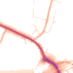 Daytime road noise heatmap for CO6 3QE