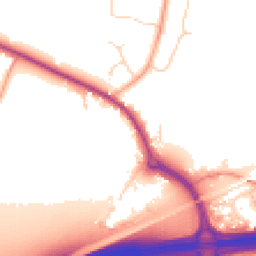 Daytime road noise heatmap for CO6 3QJ