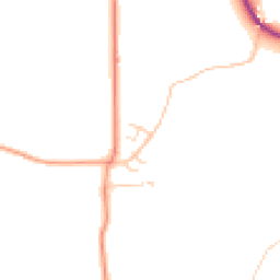 Daytime road noise heatmap for CO6 3RE