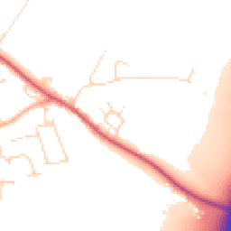 Daytime road noise heatmap for CO6 3SG