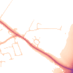 Daytime road noise heatmap for CO6 3SJ