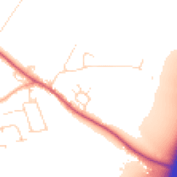 Daytime road noise heatmap for CO6 3SL