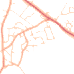 Daytime road noise heatmap for CO6 3TA