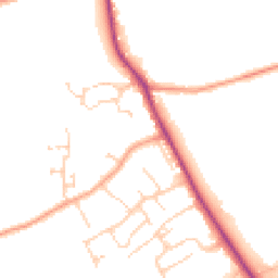 Daytime road noise heatmap for CO6 4AS