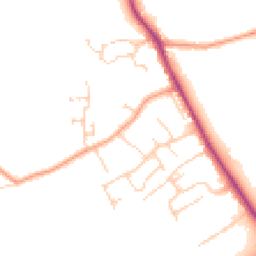 Daytime road noise heatmap for CO6 4AT