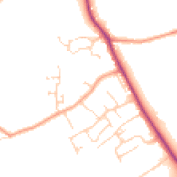 Daytime road noise heatmap for CO6 4AU