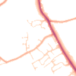 Daytime road noise heatmap for CO6 4AZ