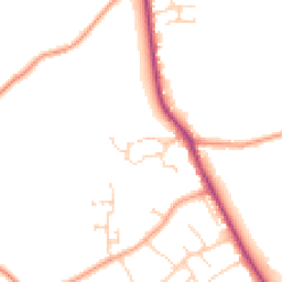 Daytime road noise heatmap for CO6 4EB