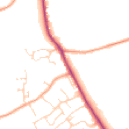 Daytime road noise heatmap for CO6 4ES