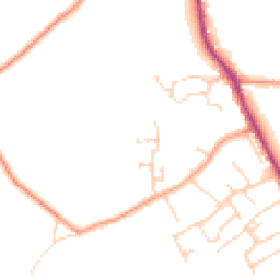 Daytime road noise heatmap for CO6 4FL