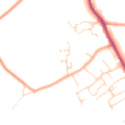 Daytime road noise heatmap for CO6 4FN