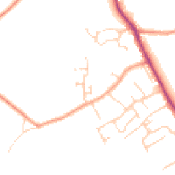 Daytime road noise heatmap for CO6 4FP