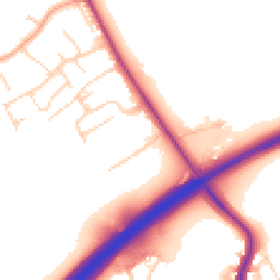 Daytime road noise heatmap for CO6 4HD