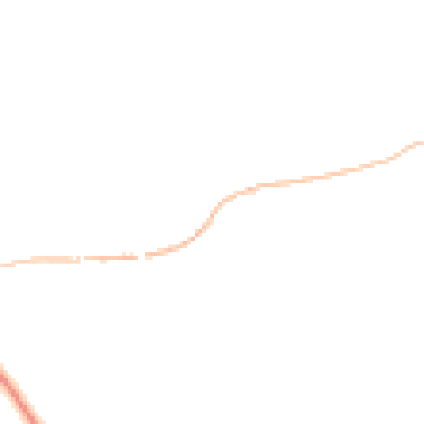 Night-time road noise heatmap for CO6 4JA