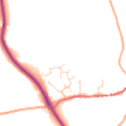 Daytime road noise heatmap for CO6 4LH