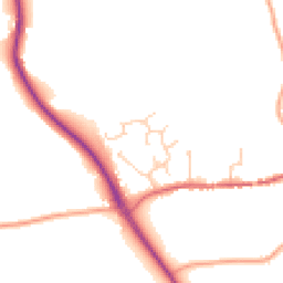 Daytime road noise heatmap for CO6 4LL