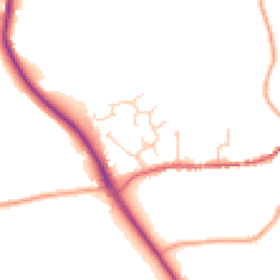 Daytime road noise heatmap for CO6 4LP