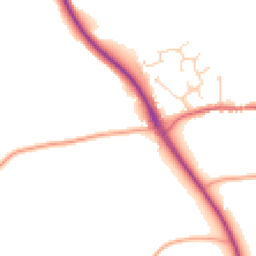 Daytime road noise heatmap for CO6 4LT