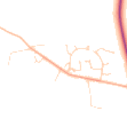 Daytime road noise heatmap for CO6 4NN