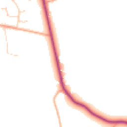 Daytime road noise heatmap for CO6 4NY