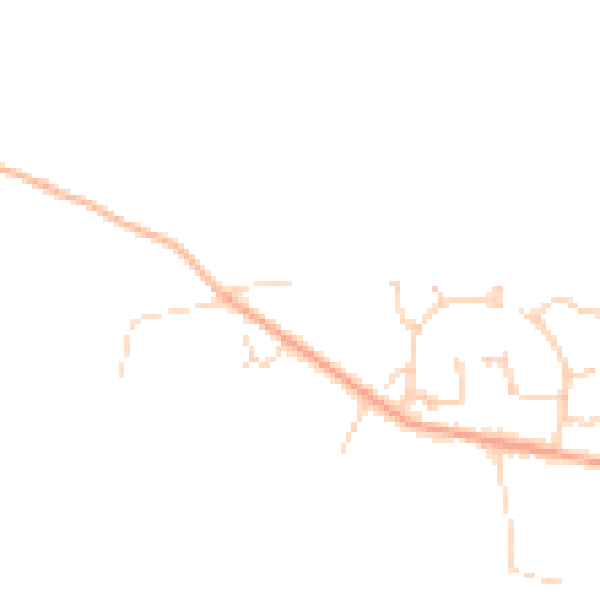 Daytime road noise heatmap for CO6 4PY