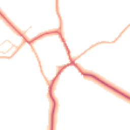 Daytime road noise heatmap for CO6 4QH