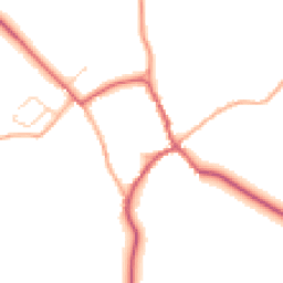 Daytime road noise heatmap for CO6 4QJ