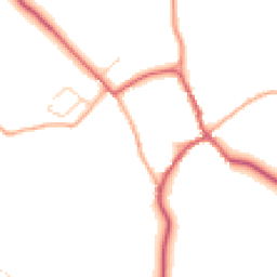 Daytime road noise heatmap for CO6 4QU