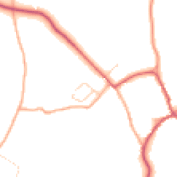 Daytime road noise heatmap for CO6 4RE